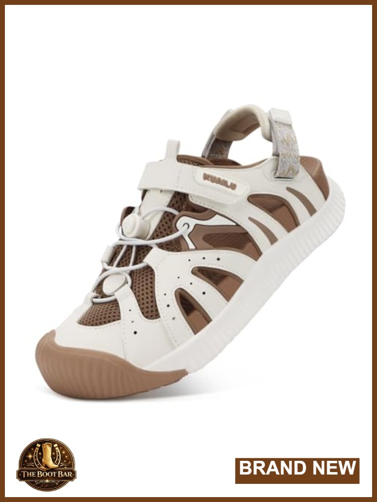 Orthopedic Closed Toe Walking Sandals With Arch Support Breathable Hiking Sport